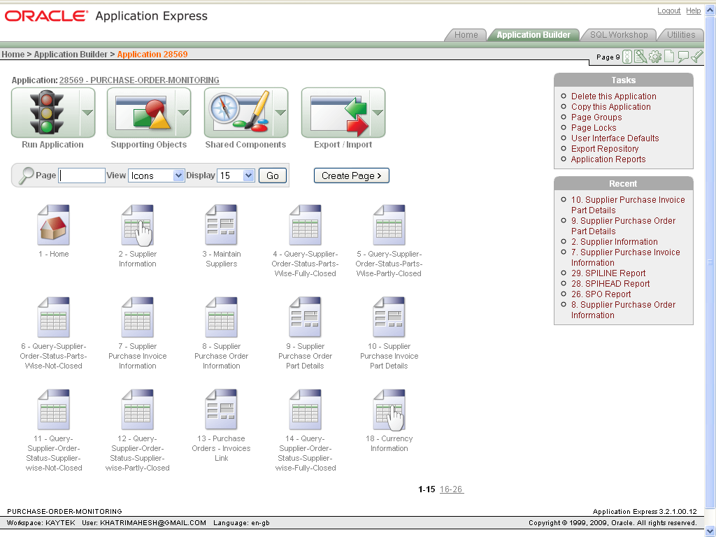 Web Based Purchase Ordering Software Using Oracle Cloud Application Express Apex Platform